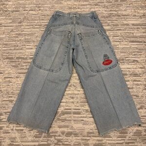 JNCO Big Rig 26” Bottom Jeans Men 33x27 Thrashed Baggy Bulldog Made In USA Rare